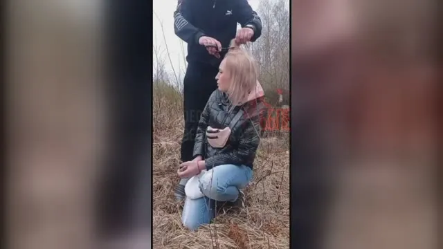 Русскую закладчицу вывезли в безлюдное место ▶️