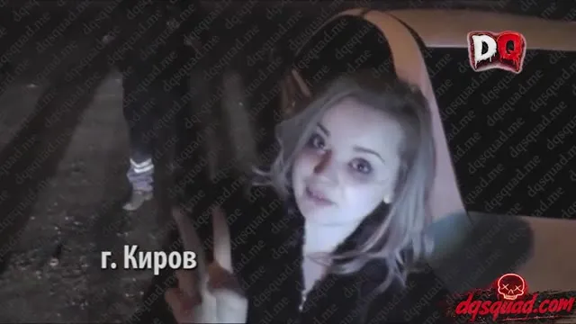Русская женщина явно перебрала